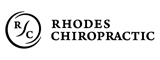 The Rhodes Chiropractic logo for the scrolling header of the website